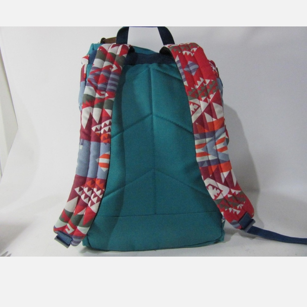 Poler Pendleton Backpack Green Red Aztec Geometri… - image 3